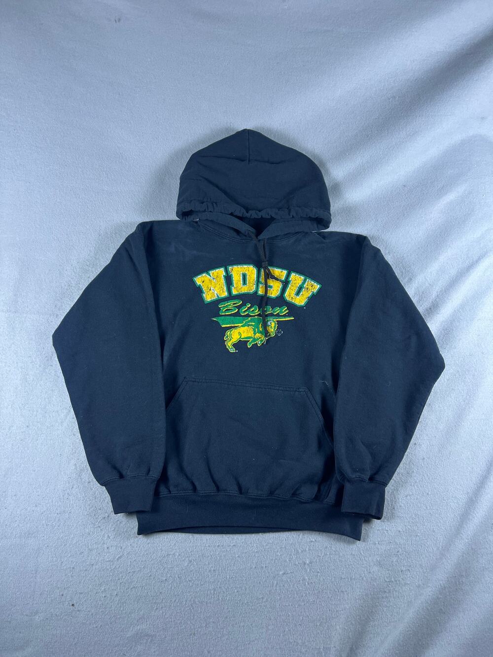 North Dakota State Bison Hoodie Mens M Black Graphics Print College Sports NCAA